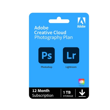 Adobe Creative Cloud Photography Plan 2023, Търговски лиценз, 1-годишен ...