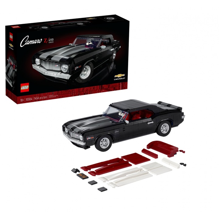 Комплект от 1456 строителни части - Chevrolet Camaro Z28, Lego, Multicolor