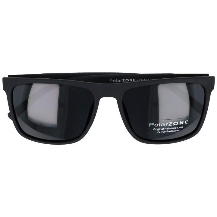 Born86 férfi polarizált napszemüveg, műanyag, fekete