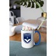 Cana personalizata cu imprimeu Ligue 1 - FC Girondins de Bordeaux, Ceramica, 330 ml, Maner si interior Albastru