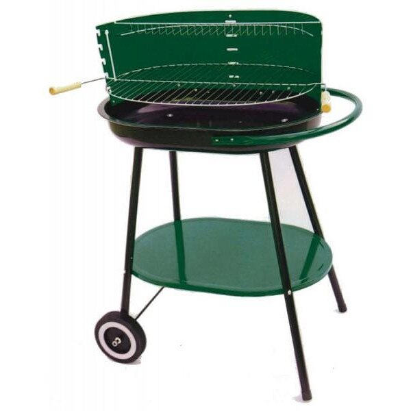 Gratar pe carbuni Grillchef Landmann, 62x42 cm, Verde