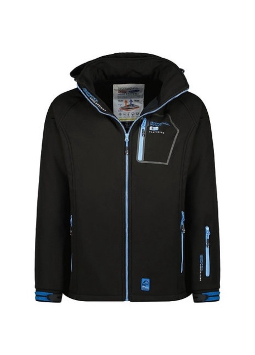 Geaca barbati, Geographical Norway, Impermeabila, Poliester, Negru/Albastru, Negru/Albastru