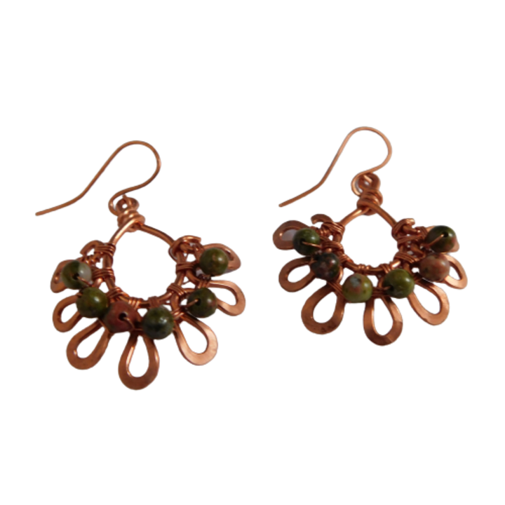 Cercei din cupru, Marga cu unakit