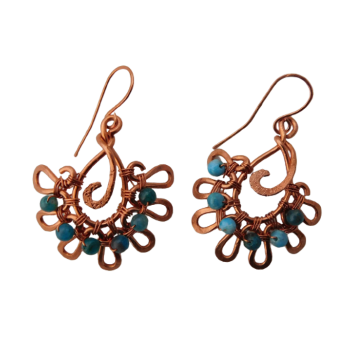 Cercei din cupru, Marga cu apatit