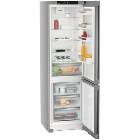 Combina frigorifica Liebherr KGNsdc 57Z03, 371 l, NoFrost, EasyFresh, DuoCooling, Interior Fit, Clasa C,, Touch Display, H 201.5 cm, Inox