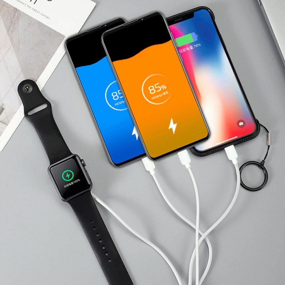 Кабел за данни четири в едно за мобилен телефон, USB Type-C порт Кабел ...