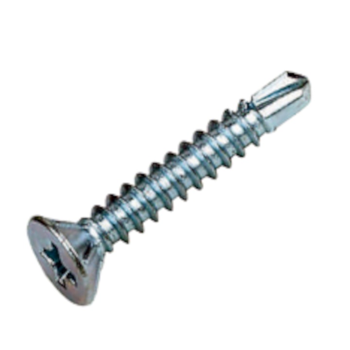 Set 1000 bucati, surub autoforant DIN 7504 K ZN, 3.9x16mm, cruce PH2