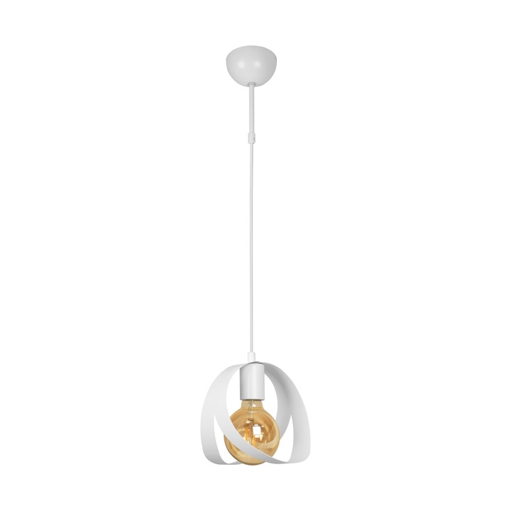 Пендел Lightstyle Рино S, 1хЕ27, Бял