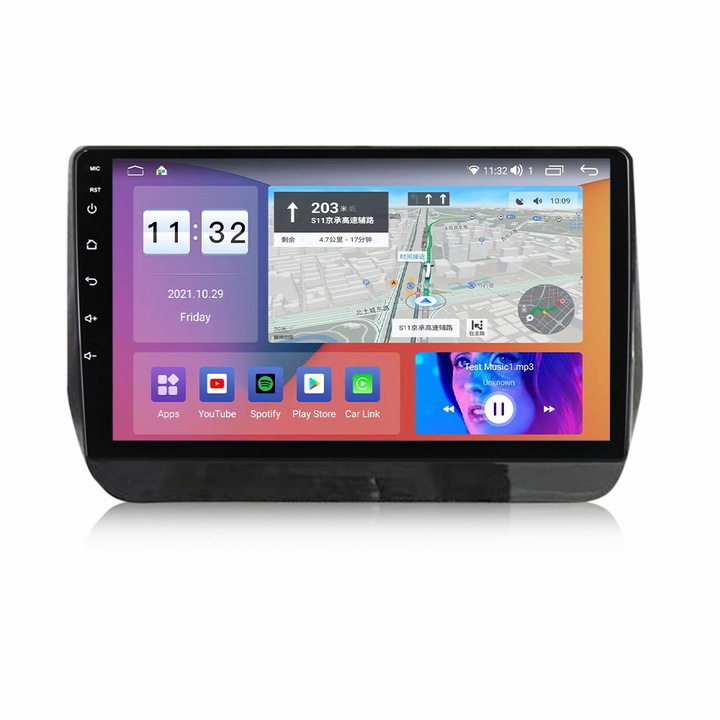 Navigatie Hyundai H1 din 2019+, NAVIGPS, 8GB RAM si 128GB ROM, Ecran QLED 9 inch, Android 12, Procesor Octacore, Slot sim 4G, Sunet DSP, Wireless Carplay si Android Auto, Camera Marsarier