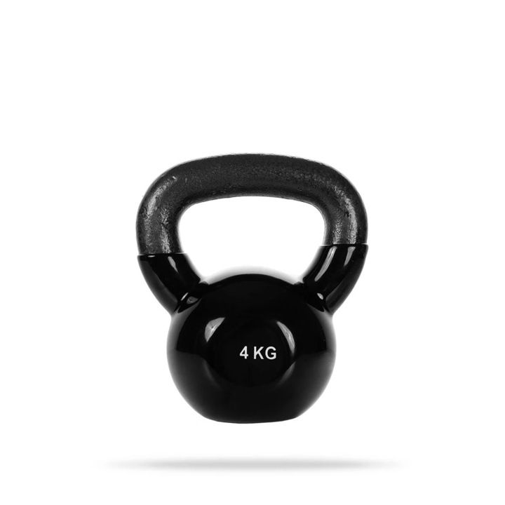 Kettlebell, GymBeam, negru, 4 kg