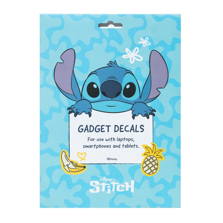 Set stickere Disney Stitch, 57 de abtibilduri, rezistente la apa si reutilizabile, 4 pagini