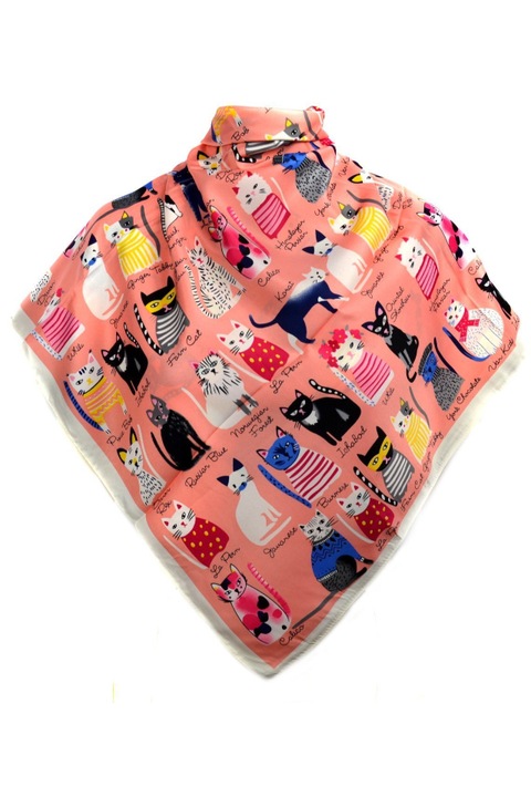 Esarfa, Agrafka, 7691-uniw, Poliester, Multicolor