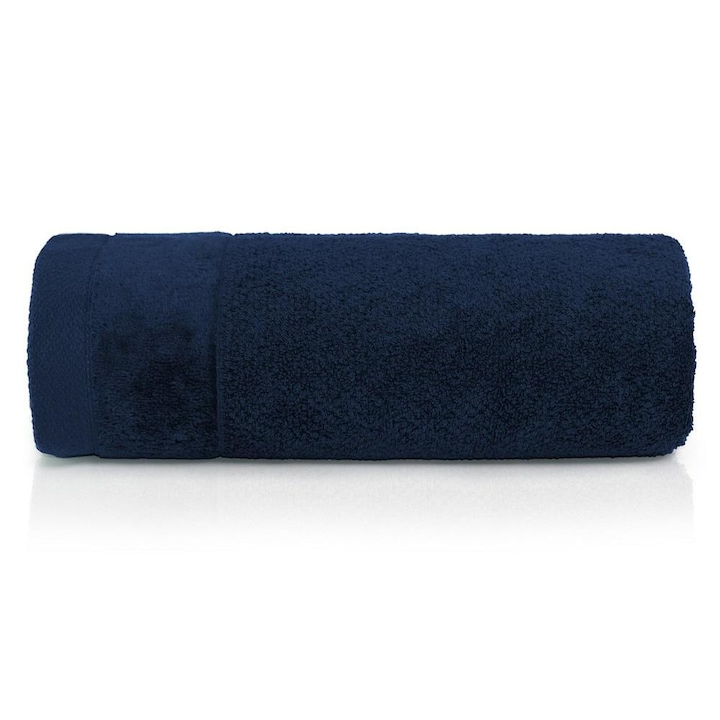 Хавлия за баня, Detexpol, памук, 100x150 см, тъмносиня