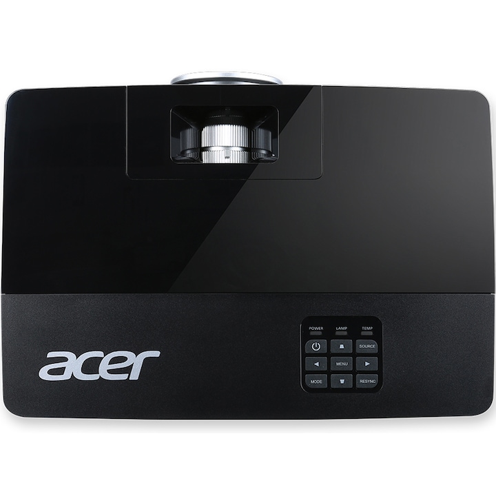 Videoproiector Acer P1385W, WXGA, 3400 lumeni, Negru