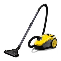 Aspirator cu sac Karcher VC 2 , 700W, 2 l, Tub telescopic din metal, HEPA 13, accesorii, Galben