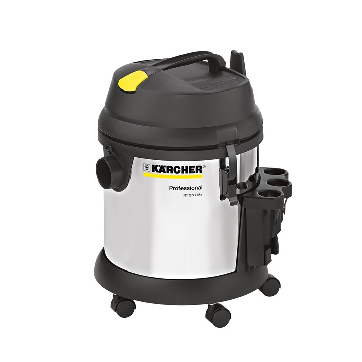 Aspirator umed - uscat Karcher Profesional NT 27/1 Me, 1380 W, Corp Inox