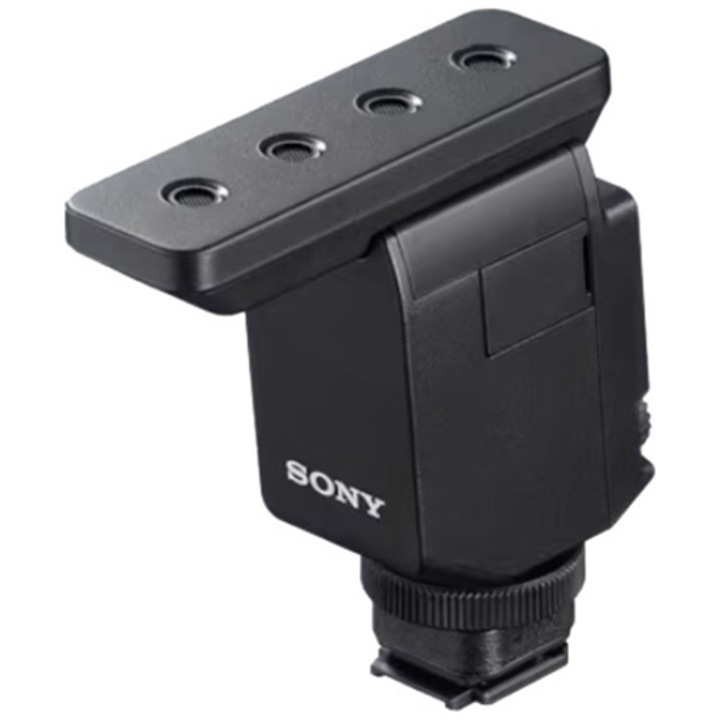 Микрофон Sony ECM-B10, Тип Shotgun, Compact, Wireless, Omnidirectional, Patina MI Shoe, Черен