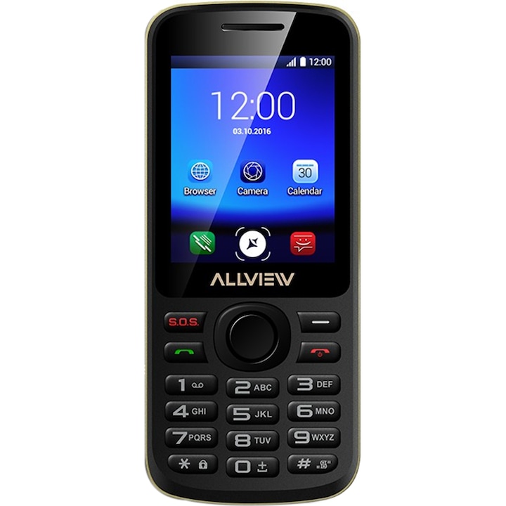 Allview M9 Connect Mobiltelefon, Kártyafüggetlen, Dual Sim, Fekete