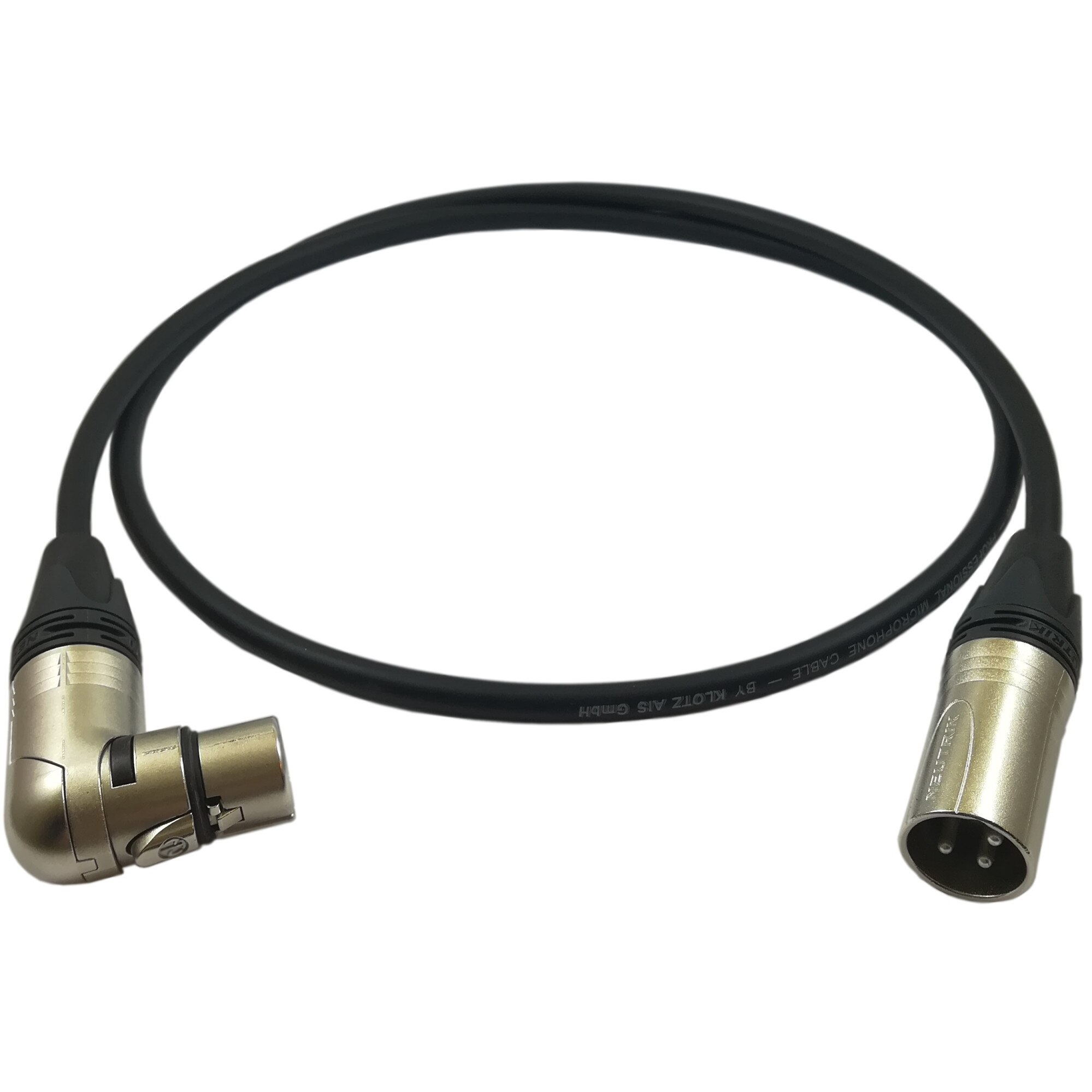Cablu Semnal Klotz MY206 - Neutrik XLR Tata / XLR Mama 90° 1m
