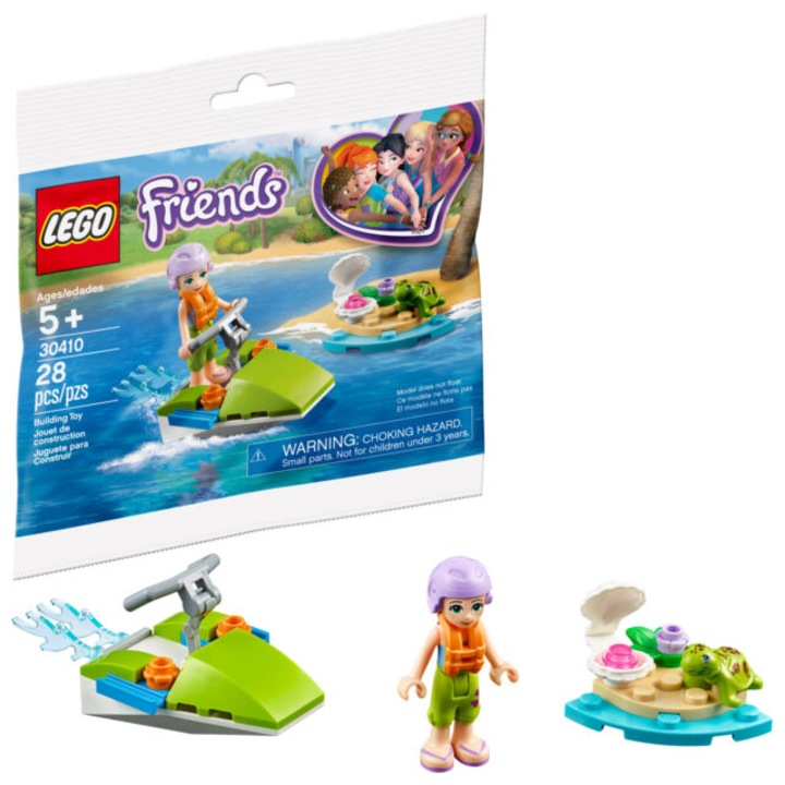 Set 28 piese constructie Friends, Lego, Multicolor