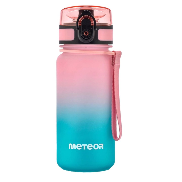 Sticla apa, Meteor, Tritan, 350 ml, Multicolor
