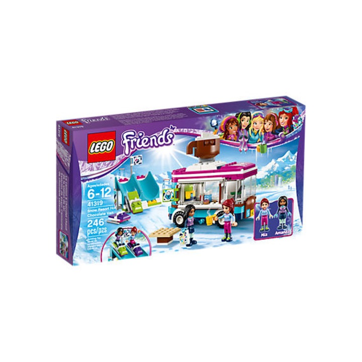 Set 246 piese constructie Friends, Lego, Multicolor