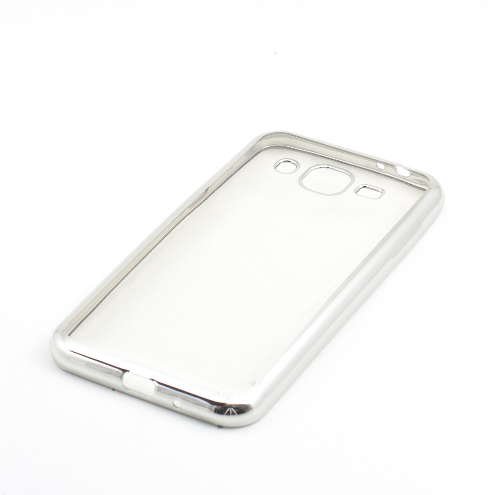 Husa Electro Jelly Silicon, Samsung Galaxy J3 2016, Silver