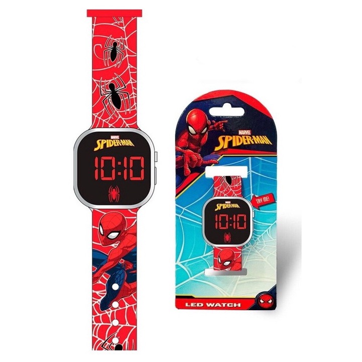 Ceas de mana copii led Spiderman SPD4719