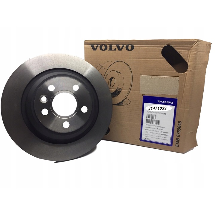 2 db Volvo V40 hátsó féktárcsa készlet