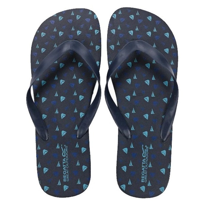 Slapi unisex Bali Regatta, Albastru marin