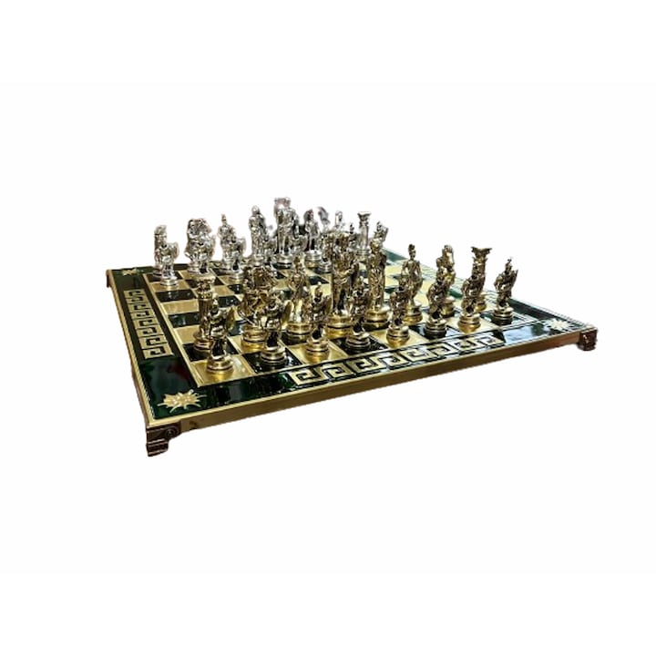 Sakk Ahelos, Római Birodalom, Fém, Zöld tábla, 45x45