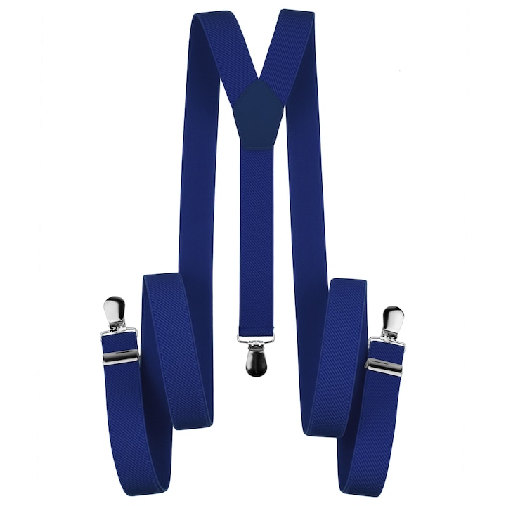 Тесни тиранти за панталон, Унисекс, Алесзале, Тъмносин