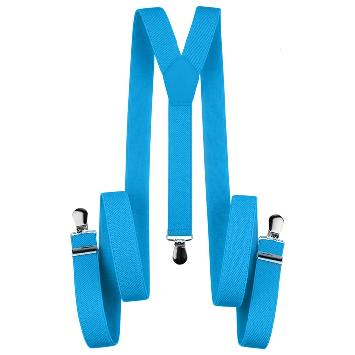 Тесни тиранти за панталон, Унисекс, Алесзале, Син