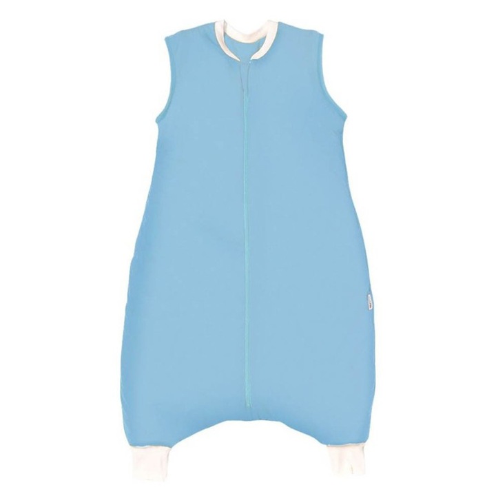 Sac de dormit cu picioruse Plain Blue 110 cm 1.0 Tog