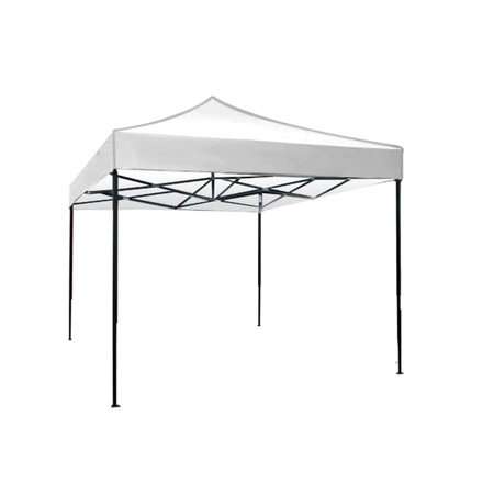 Cort Pavilion 3x3m alb Pliabil Cadru Metal pentru Curte, Gradina, Evenimente united trading express JRH®