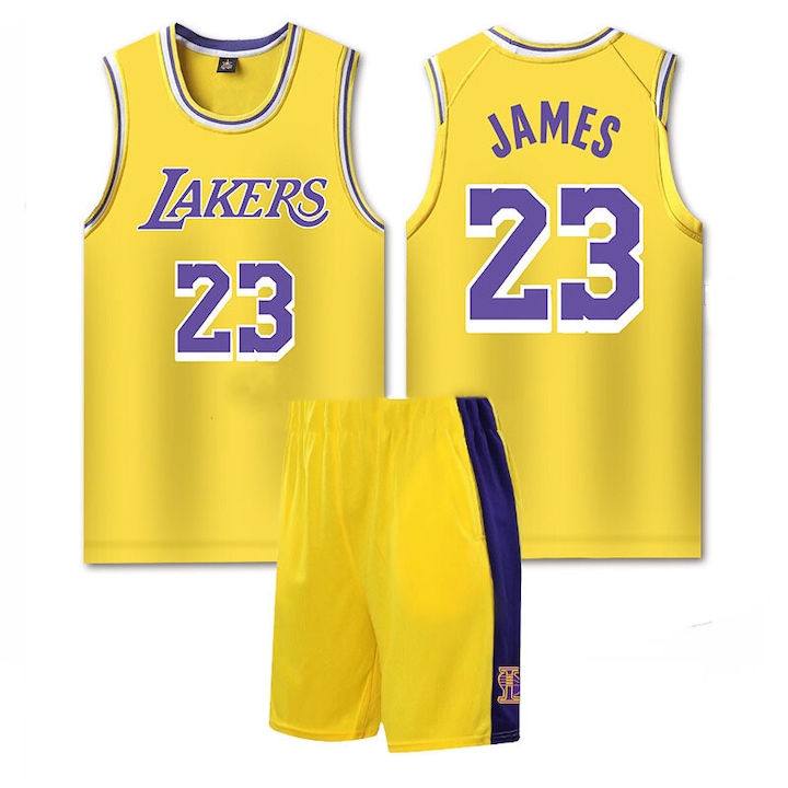 Детски спортен екип, Баскетболен потник Lakers James, Полиестер