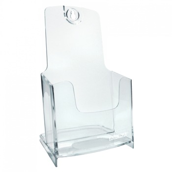 Suport pliante/flyere ARDA format A6 (11 x 15 cm), cu un compartiment, pentru perete sau birou Suport pliante/flyere ARDA format A6 (11 x 15 cm), cu un compartiment, pentru perete sau birou