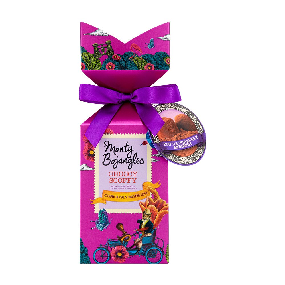 Trufe deciocolata Choccy Scoffy Tall Gift - cutie cu 150g trufe frantuzesti