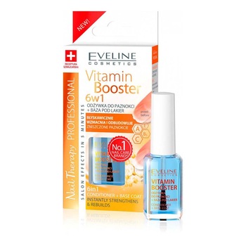 Tratament unghii Eveline Nail Therapy Conditioner Vitamin Booster 6in1 12ml Tratament unghii Eveline Nail Therapy Conditioner Vitamin Booster 6in1 12ml