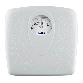 Cantar corporal mecanic Laica PL8019, 130 kg, Alb Cantar corporal mecanic Laica PL8019, 130 kg, Alb