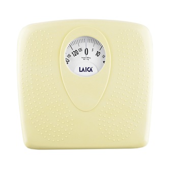 Cantar corporal mecanic Laica PL8019, 130 kg, Galben Cantar corporal mecanic Laica PL8019, 130 kg, Galben