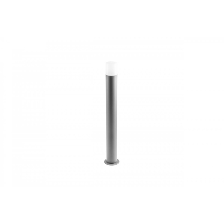 Stalp decorativ, cilindric de exterior, 80 cm, 1 x E27, 60 W, negru, aluminiu, IP44