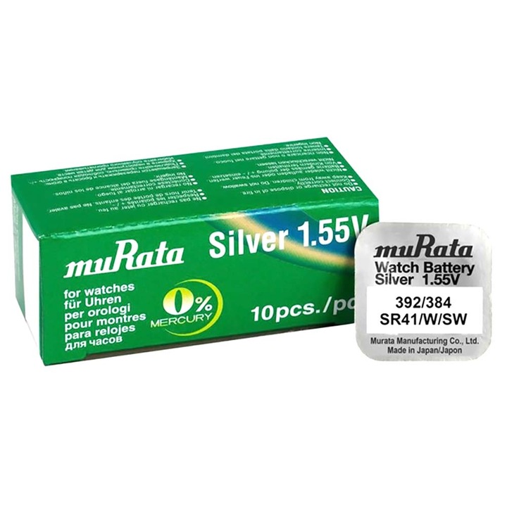 Óraelemek 392 (SILVER OXIDE) AG 3, 10 db/készlet