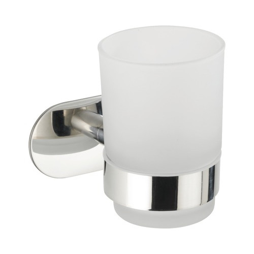 Pahar pentru periuta de dinti Wenko Orea crom lucios, 10 cm