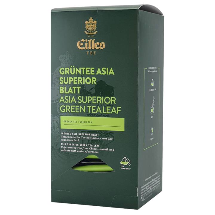 Ceai Plic Diamond Deluxe, Eilles Tea, Gruntee Asia Superior, 20 Plicuri, 2,5gr
