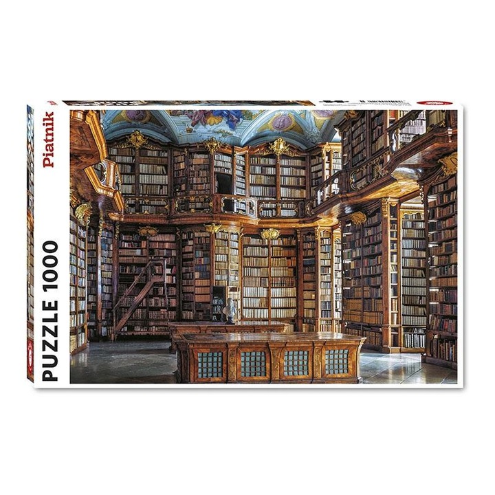 Puzzle Piatnik Biblioteca St. Floriana, 1000 piese, 67,5x44,1cm