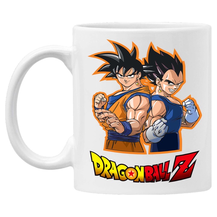 Cana de cafea/ceai Tralala Dragon Ball Z 01, Alb, 330 ml