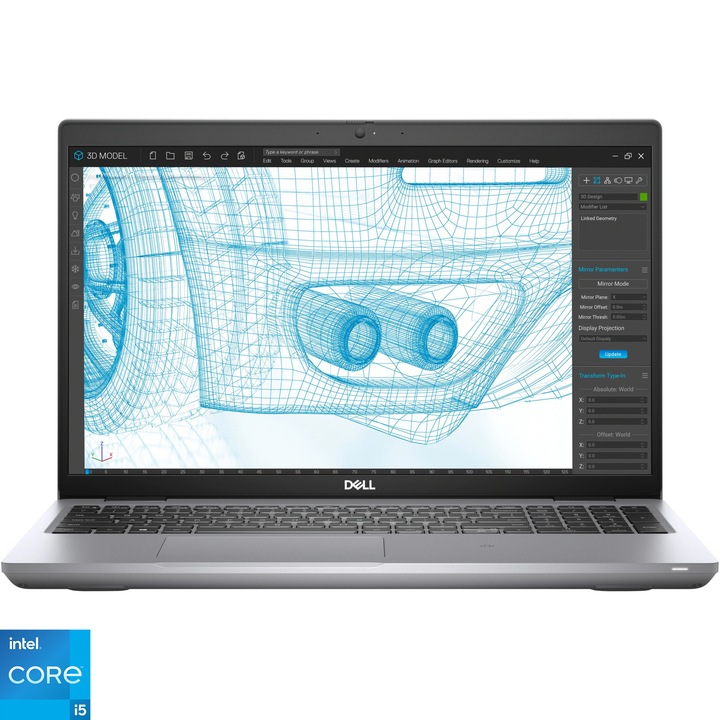 Laptop Dell Latitude 5421 cu procesor Intel® Core™ i5-11500H pana la 4.60 GHz, 14", Full HD, 8GB, 256GB SSD, Intel® UHD Graphics, Ubuntu, Gray