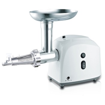 Masina de tocat carne MYRIA MY4075, 1200W, accesorii rosii, alb Masina de tocat carne MYRIA MY4075, 1200W, accesorii rosii, alb
