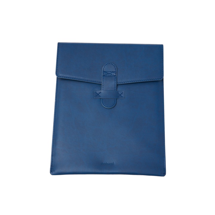 Husa plic compatibila Ipad din PU biogreen compatibila cu Ipad 10.2'', albastru